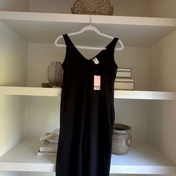 Smash + Tess TUESDAY WIDE LEG ROMPER II IN MIDNIGHT BLACK NEW WITH TAG - Picture 4 of 6